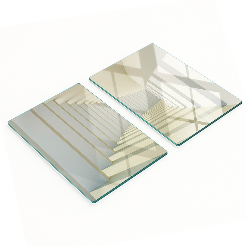 Dekorative Glasbretter Zum Servieren Von Snacks Im Flur, 2 X 40 X 52 Cm