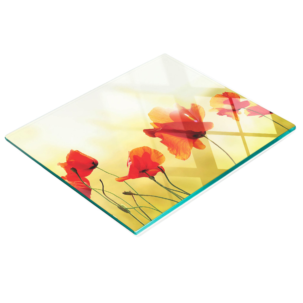 Multifunktionale Küchen-dekorationsplatte Aus Gehärtetem Glas, Mak 60 X 52 Cm