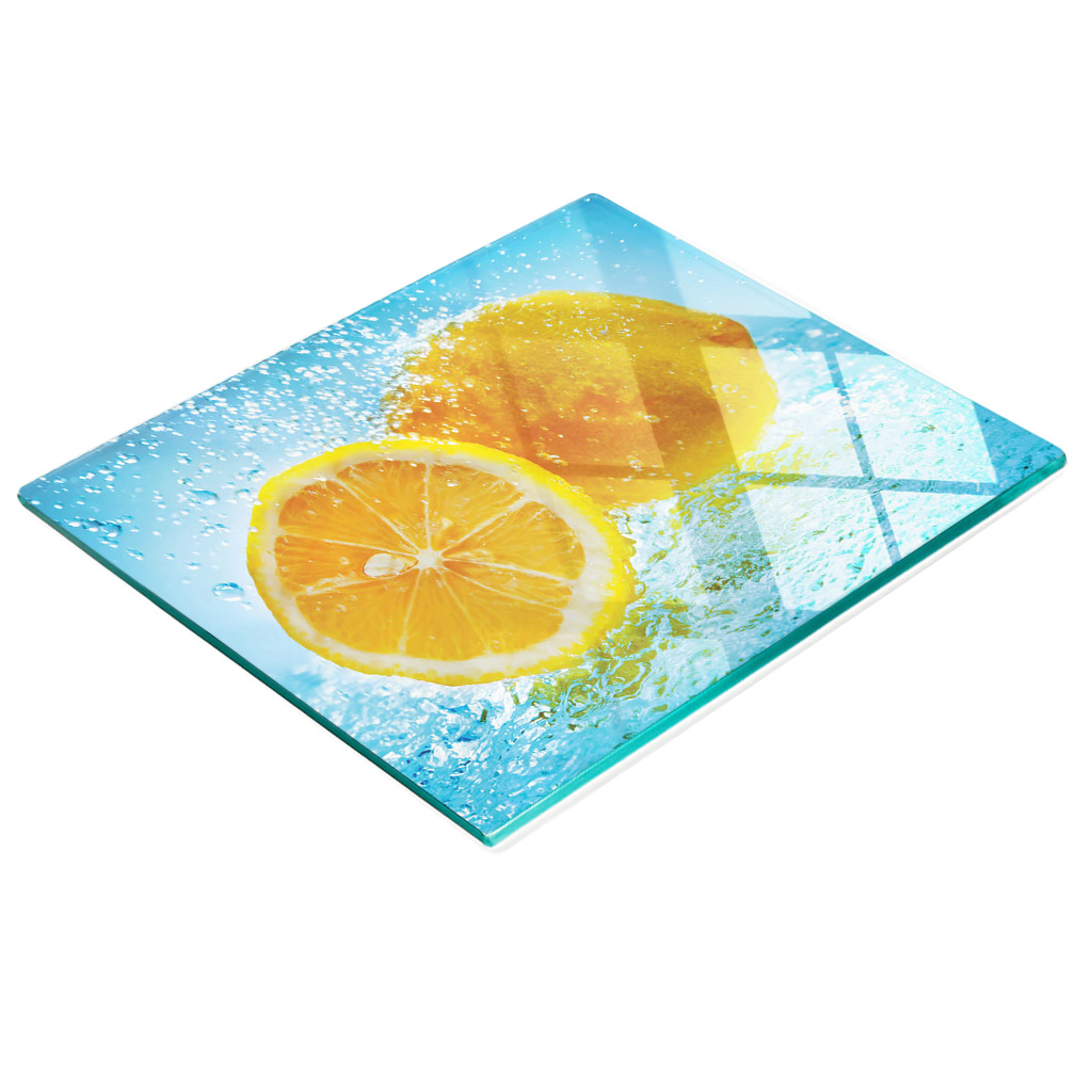 Multifunktionale Küchen-dekorationsplatte, Farbe: Tempered Lemon Water, 60 X 52 Cm