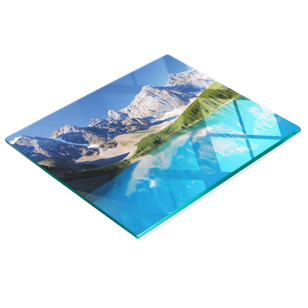 Multifunktionale Küchen-dekorationsglasplatte Morena Lake 60x52 Cm
