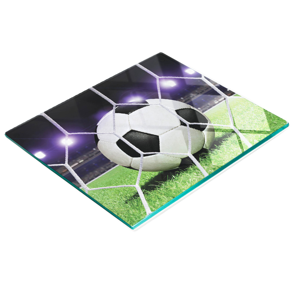 Küchenarbeitsplatte Aus Gehärtetem Glas Mit Dekorativen Grafiken – Fußballstadion 60 X 52 Cm
