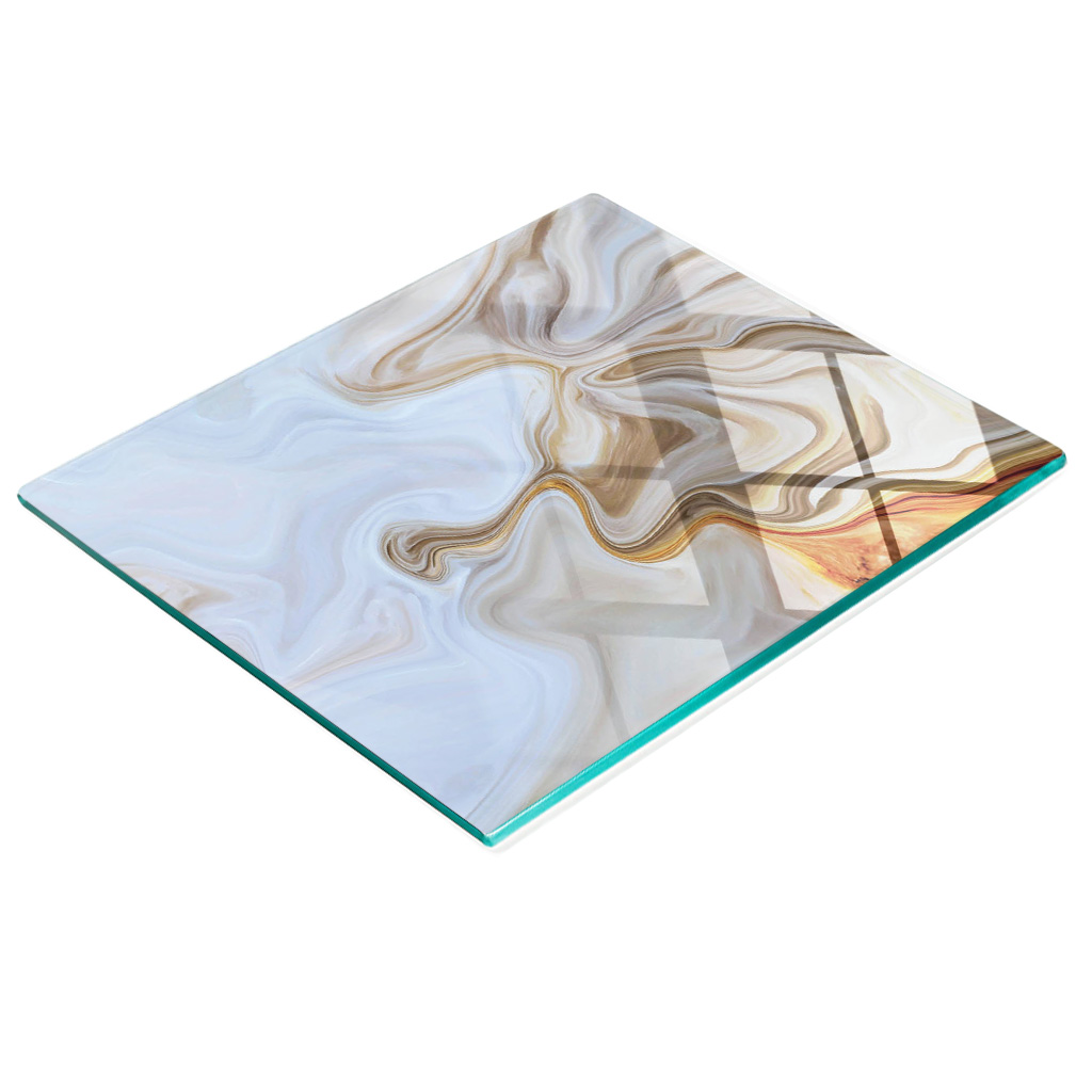 Multifunktionale Küchen-dekorationsplatte In Marmoroptik, 60 X 52 Cm