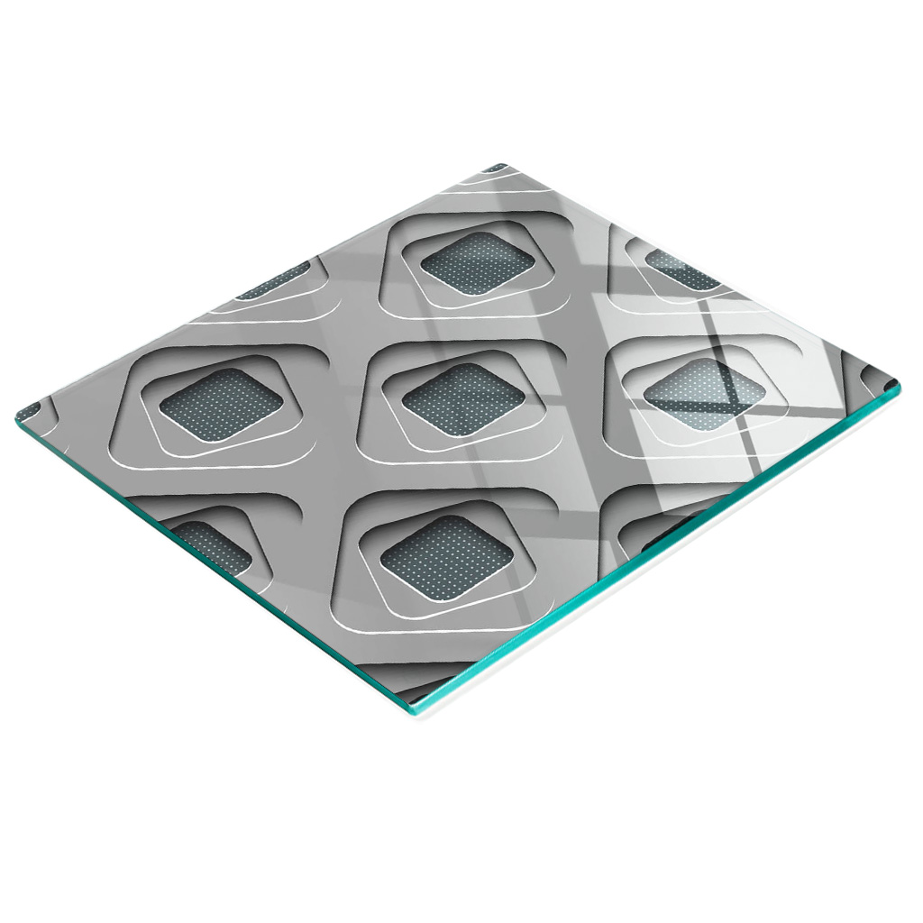Multifunktionale Küchen-dekorationsplatte Aus Gehärtetem Glas, 3d, 60 X 52 Cm