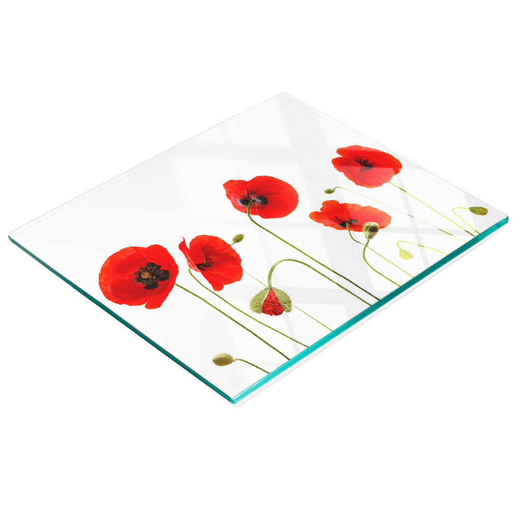 Dekorative Glasplatte Mit Grafiken Zum Servieren Von Snacks (maki), 60 X 52 Cm