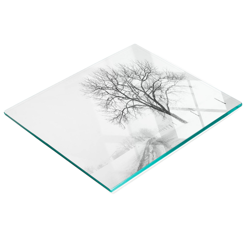 Multifunktionale Küchen-dekorationsplatte „winterbaum“, 60 X 52 Cm