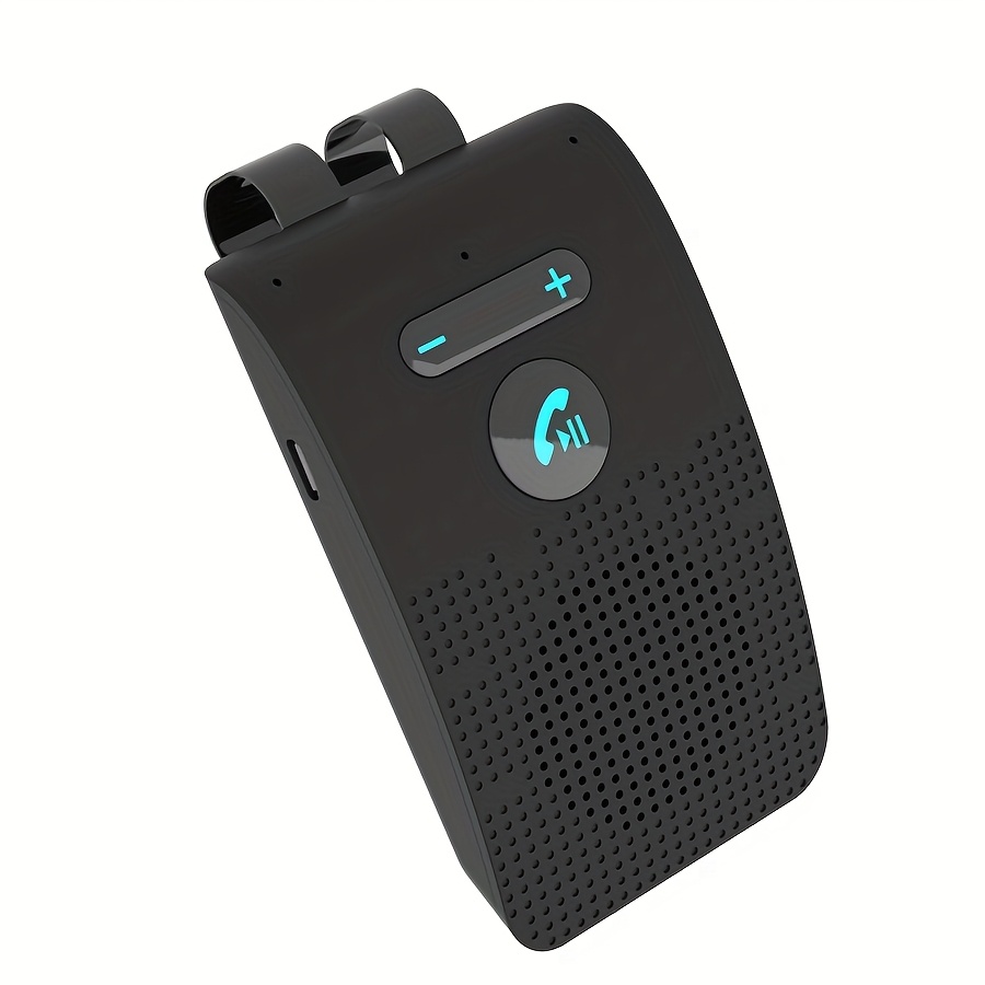 Kabelloses Auto-headset – Kann An Der Sonnenblende Befestigt Werden, Unterstützt Bluetooth-freisprechanrufe – Eingebautes Mikrofon Und Lautsprecher Für Einfache Nutzung Mit Mobiltelefonen.