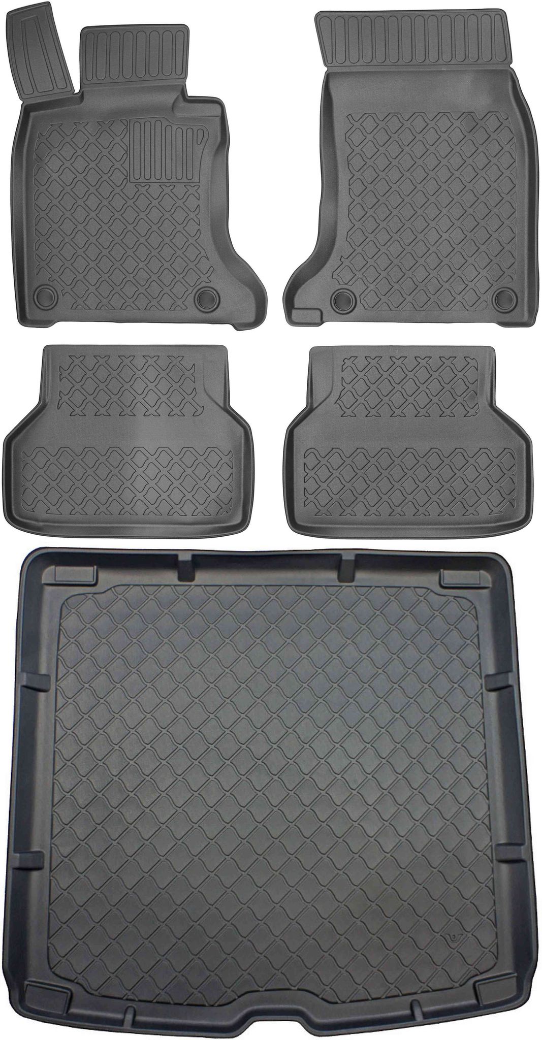 Bmw 5er E61 Touring (06.2004–2010) – Set – Automatten + Kofferraummatte