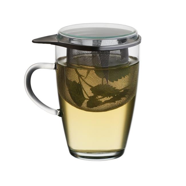 350 Ml Glas Mit Tee-einsatz Und Deckel