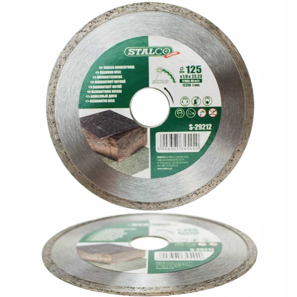 Stalco Volldiamantklinge 125 X 1,9 X 22,23 Mm S-29212
