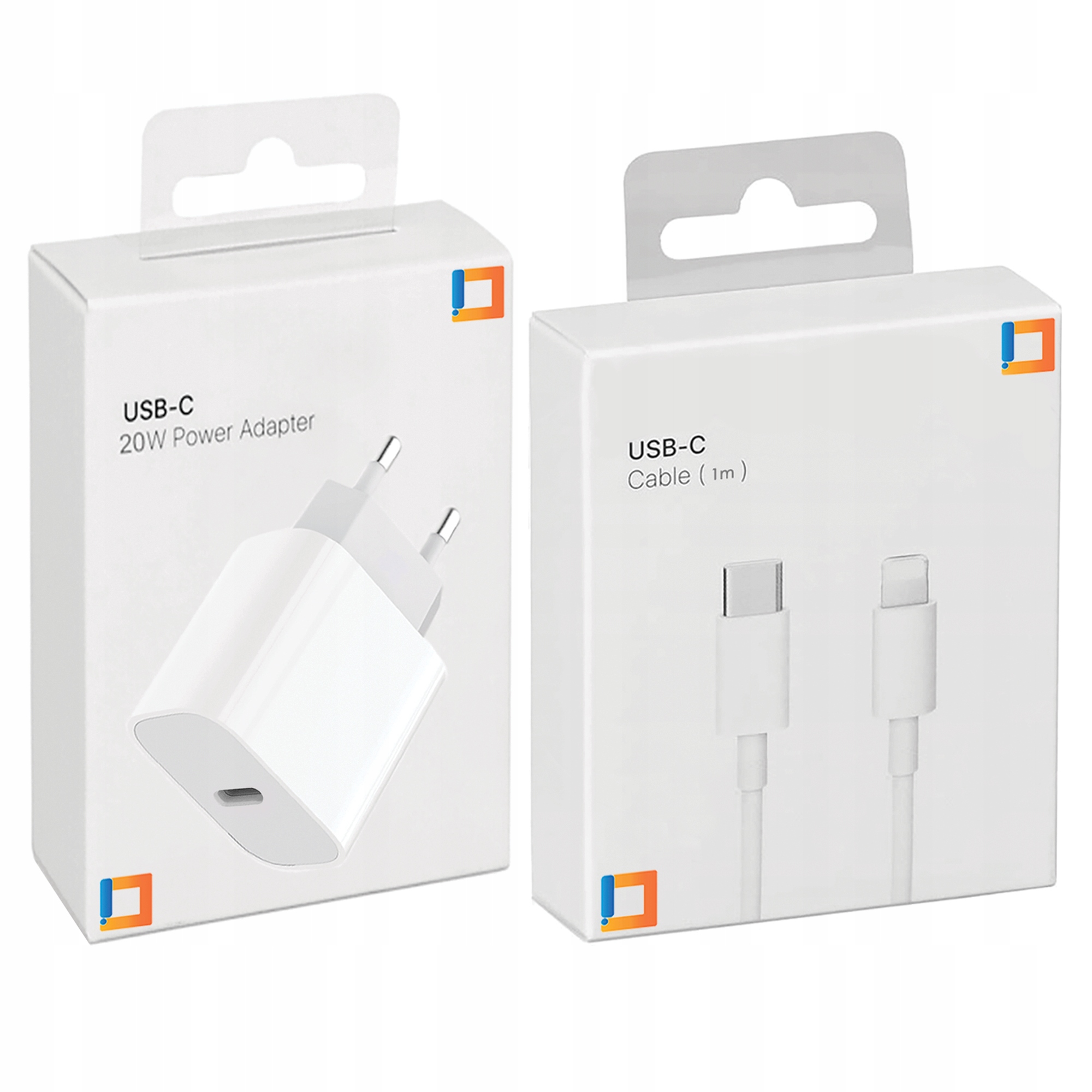 Schnellladegerät-würfel Usb-c 20w Usb Typ C + Kabel Für Lightning Iphone 1m