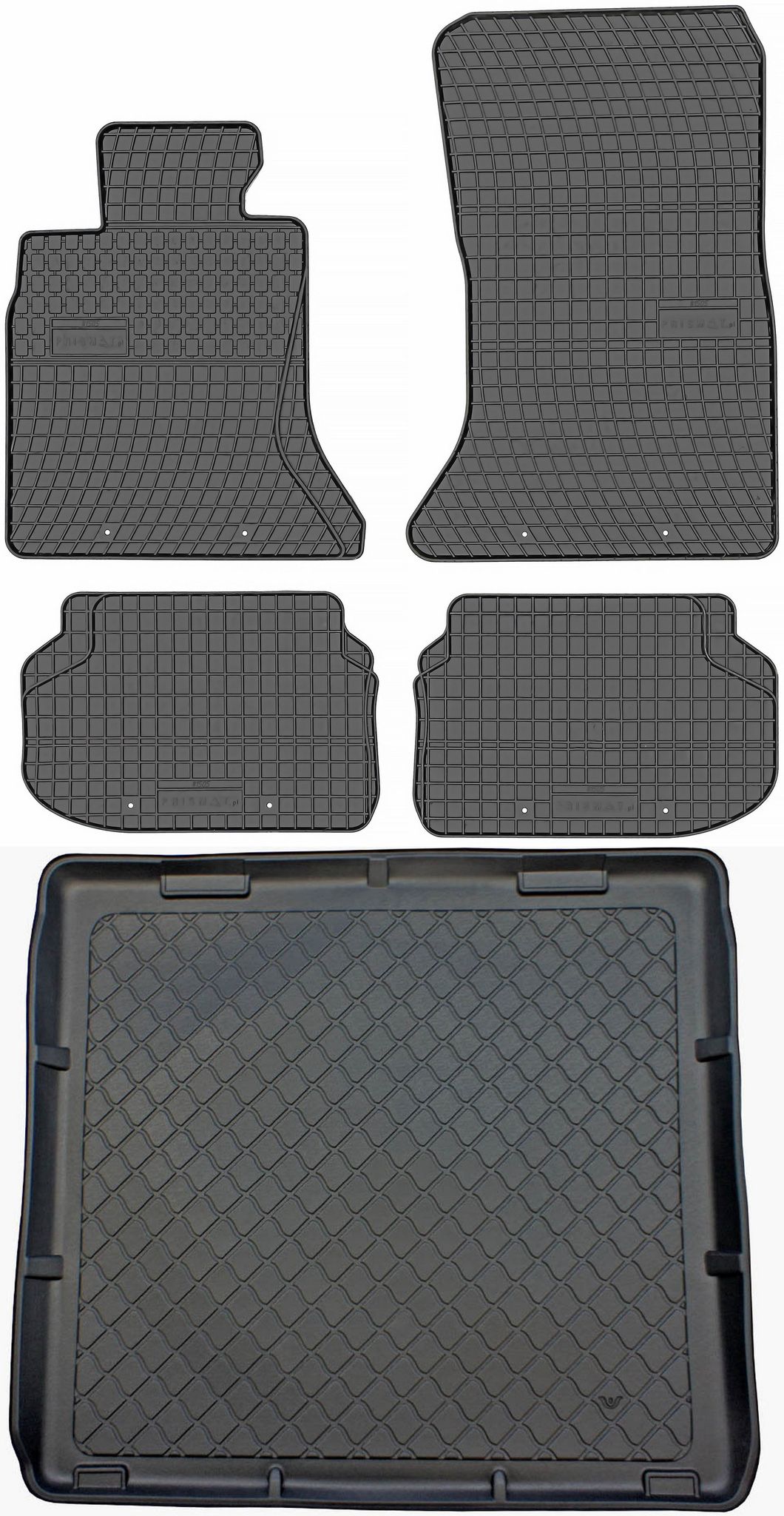 Bmw 5er F11 Touring (2013–04.2017) – Set: Gummifußmatten + Kofferraummatte
