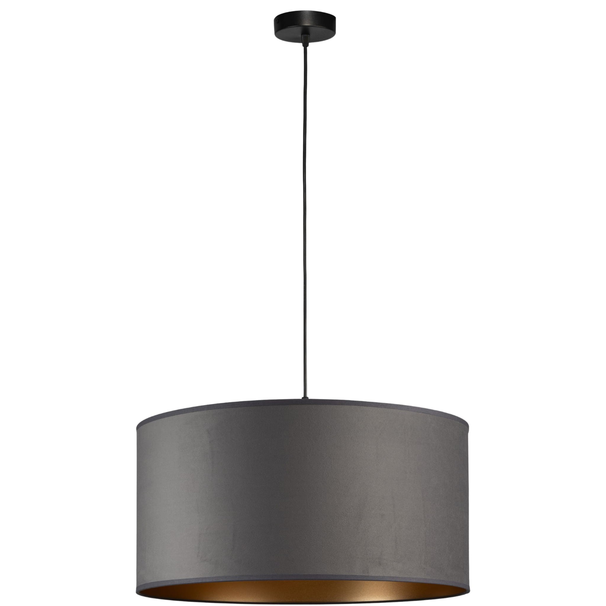 Tornado Al1 Lampe, Grau-goldener Samt