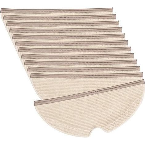 12er-pack Reinigungstücher Für Roborock Q7 Max, S6 Maxv, S5, S50, S51, S55, S6, S5 Max, Q7 Max Plus Und Q7 Max+ Staubsaugerroboter, Ersatz-wischmopp-zubehör Für Xiaomi Saugroboter – Crezuo