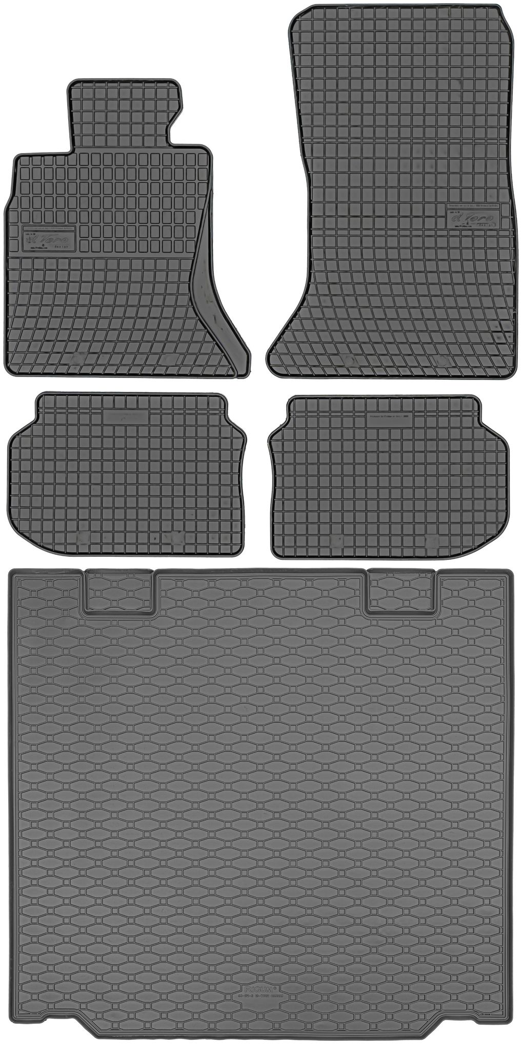 Bmw S5 F11 Touring (2010–2013) – Set: Gummifußmatten + Kofferraummatte