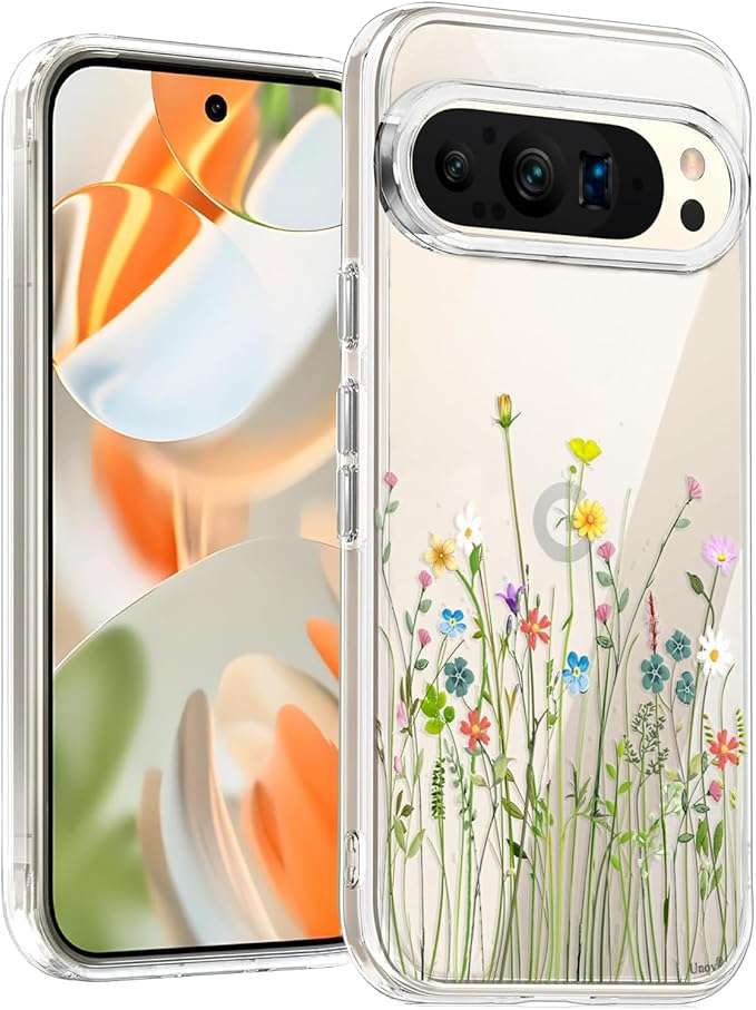 Schutzhülle Für Google Pixel 9 Pro Xl, Rückseite Mit Blumenstrauß-motiv