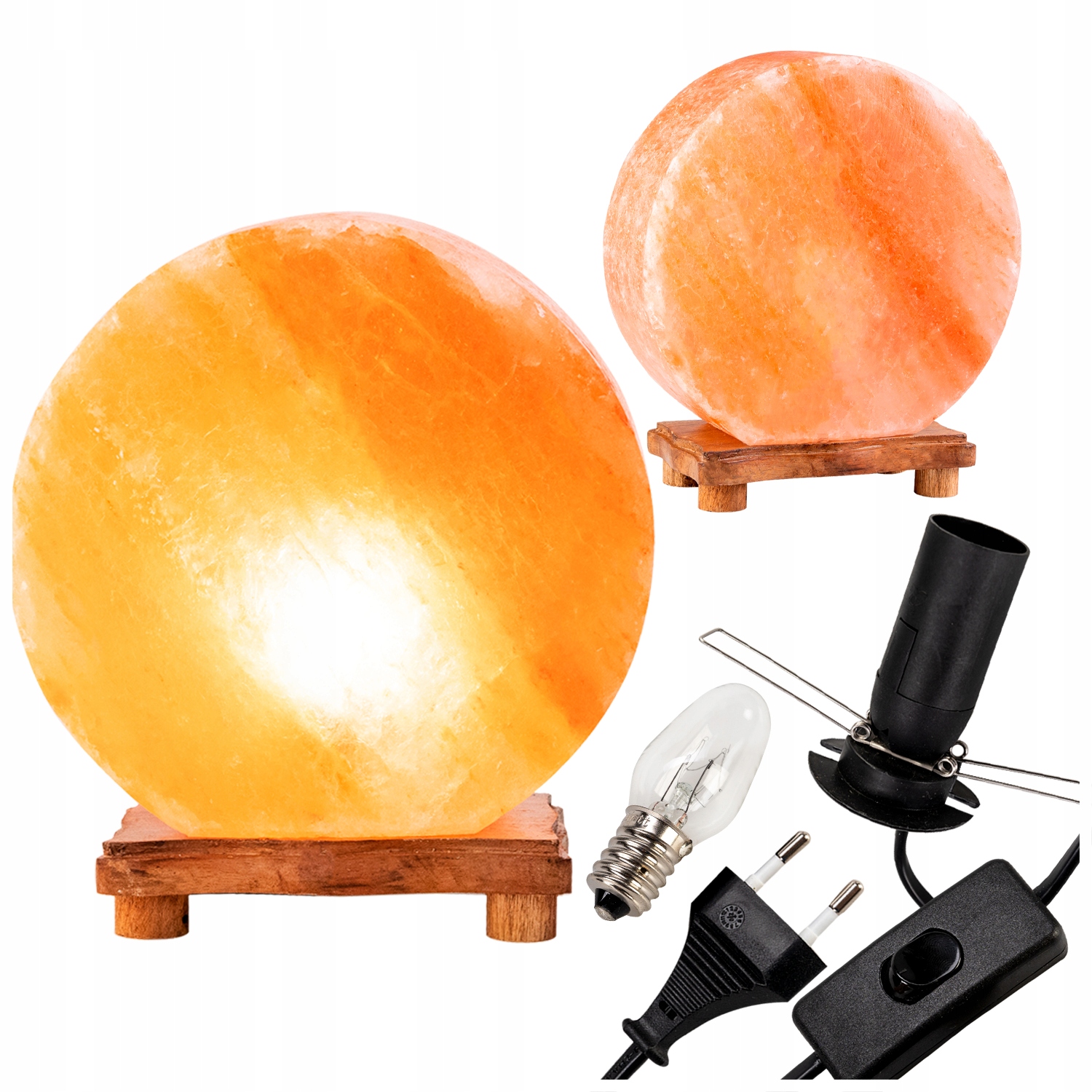 Aurora Salzkristalllampe Mit Luftionisator Für Schreibtisch Oder Schrank