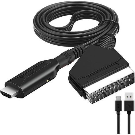 Scart-zu-hdmi-konverter. Scart-zu-hdmi-konverterkabel. Scart-zu-hdmi-adapter Für Fernseher. Scart Auf Hdmi. Für Full-hd-fernseher (720p/1080p).