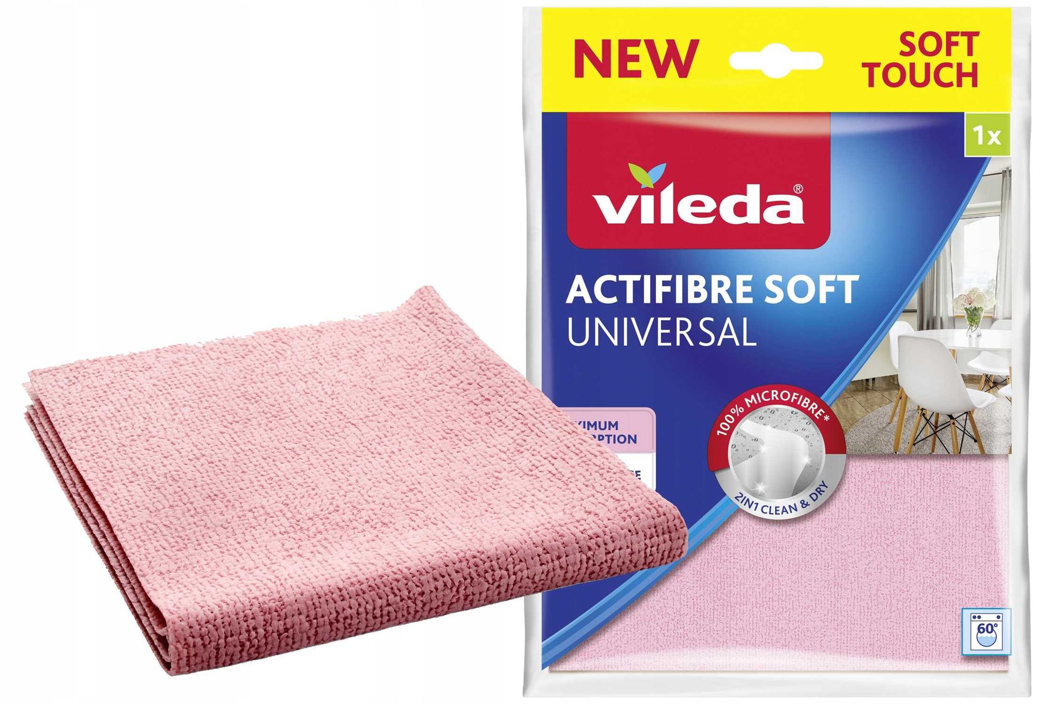 Vileda Actifibre Weiches Tuch 1 Stück.