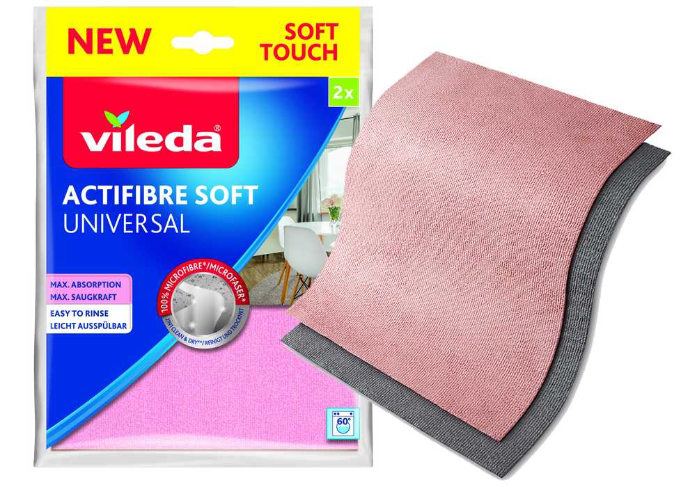 Vileda Actifibre Weiches Tuch 2 Stück.