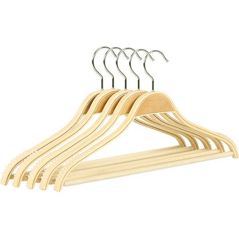 10 Stück Kleiderbügel Aus Holz. Kleiderbügel Für Erwachsene. 10er-pack Kleiderbügel Für Kleidung Und Hosen. Hosenbügel – 40 Cm. Aafgvc
