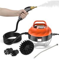 1 X 1500-w-handdampfreiniger Mit 3 Verstellbaren Düsen (6 Stufen), 105 °c Heißem Dampf Und 3 Bar Druck Für Die Gründliche Reinigung Von Böden, Sofas Und Oberflächen