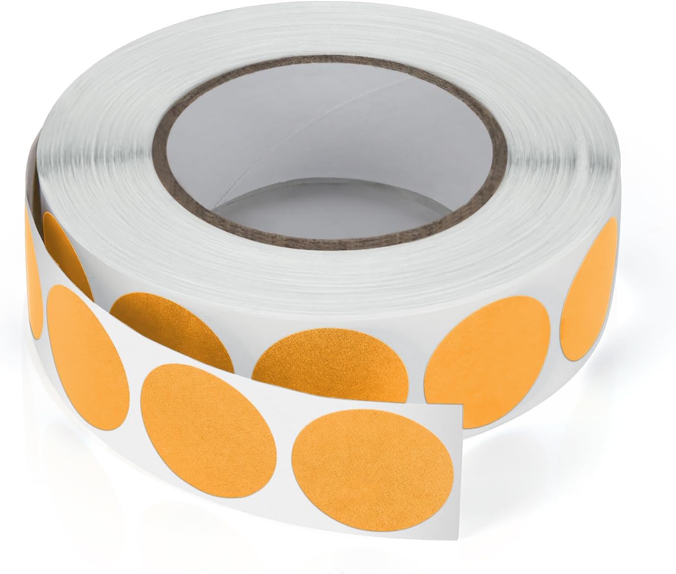 Runde Aufkleber, 19 Mm, Orange, Selbstklebend, Rolle, Kleine Selbstklebende Punkte, Etiketten, Farbkennzeichnung, Kreise, Wetterfeste Aufkleber, Packung Mit 1000 Stück