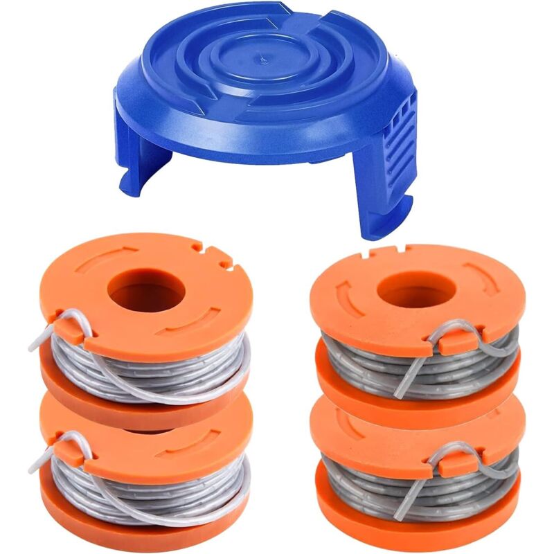 Trimmerfadenspule – 1,65 Mm, Kompatibel Mit Mgtp18li Und Wx150 – 4er-pack + 1 Schutzhülle