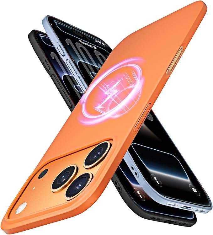 Hülle Für Iphone 17 Pro Max Rückseite Mit Magsafe, Mattorange