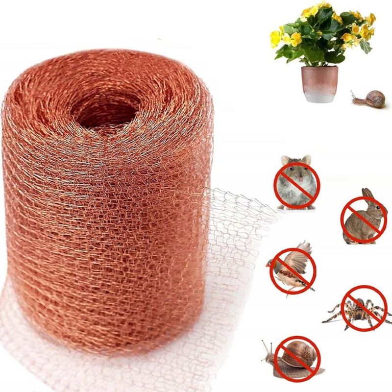 [niemals Verwendet] M Langes Anti-schnecken-kupferdrahtnetz – Schädlings- Und Nagerschutznetz – Anti-schnecken-kupfergewebe – Hochwertiges Kupfergewebe – Anti-schneckenzaun