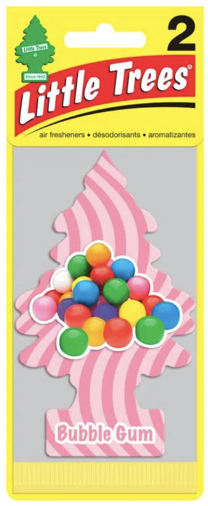 2 Weihnachtsbäume Mit Kaugummiduft