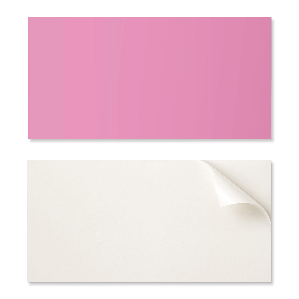 Geklebte Pvc-platte Mit Motiv, Ideal Für Flure, 100 X 50 Cm, Pastellrosa