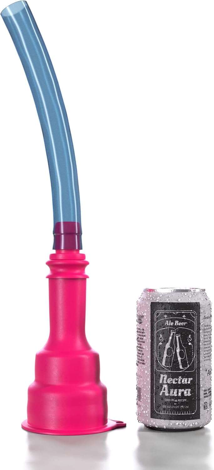 Bier-trinktrichter, Partyspielzeug, Rosa