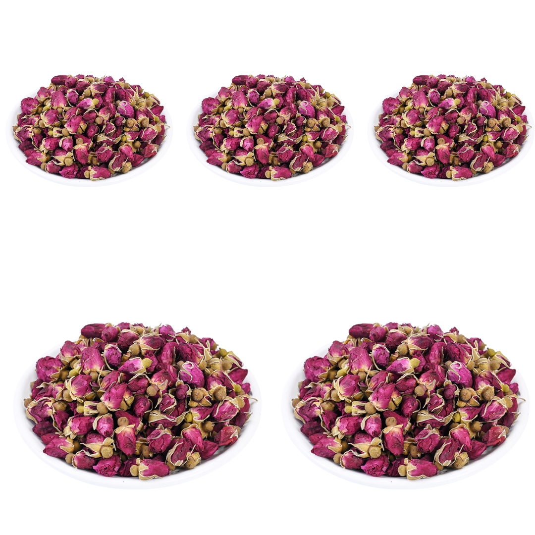 Getrocknete Rosenknospen Für Kerzen, Rosa, 50 G