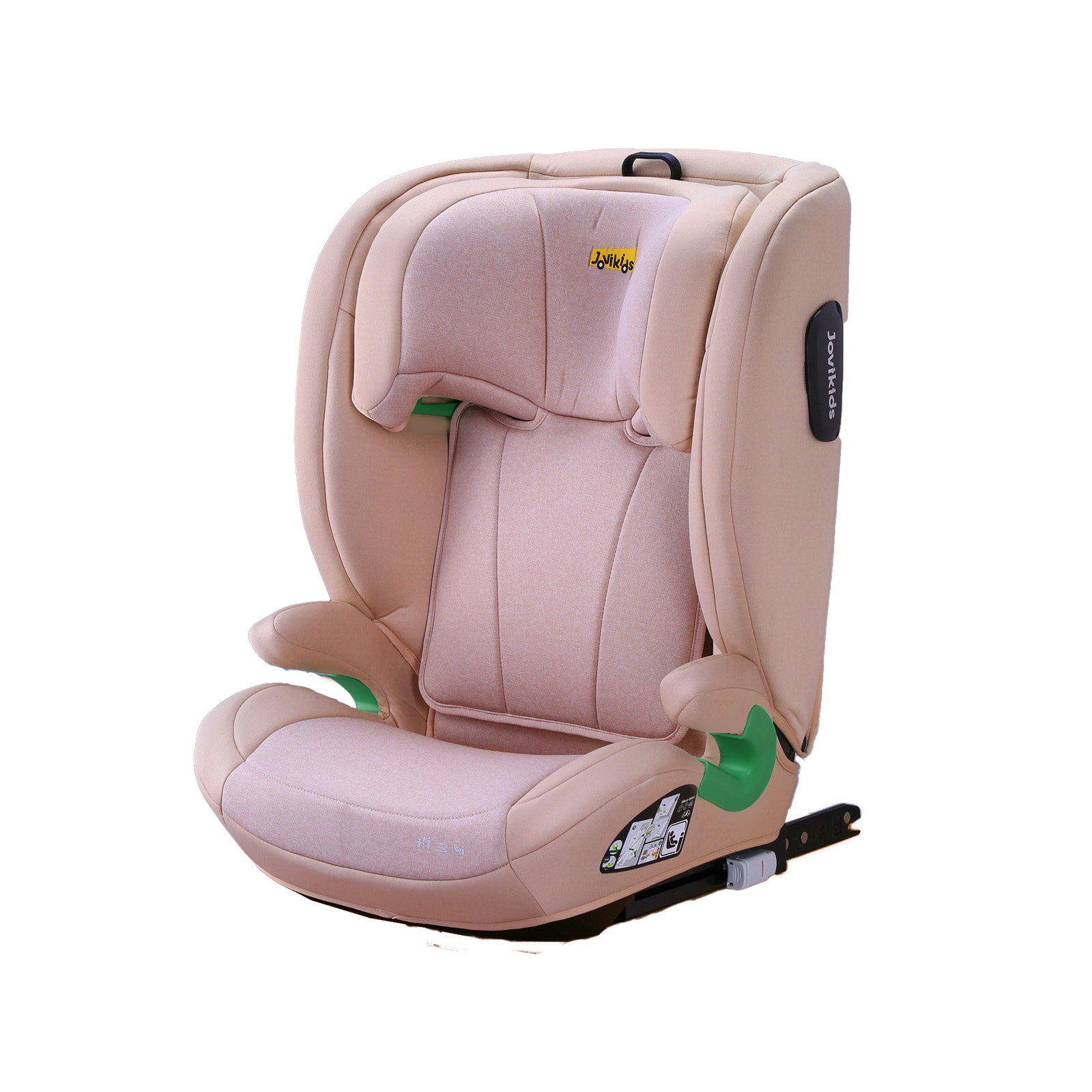 Kinderautositz Nach I-size-r129-norm (100–150 Cm / 3,5–12 Jahre), Höhenverstellbar Mit Kopfstütze Und Verstärktem Seitenschutz, Isofix-befestigung, Leicht Und Ergonomisch – Rosa