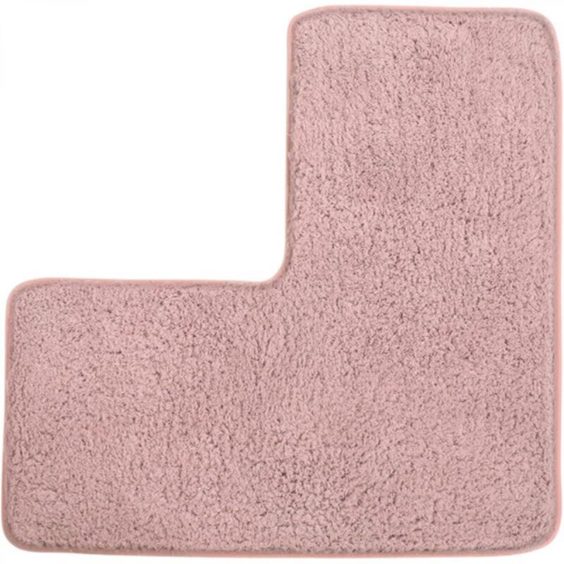 [niemals Verwendet] L-förmige Badematte, Badezimmermatte, Eckbadematte, Waschbare Matte, Weiche, Wasserabsorbierende Badematte, Rutschfeste Bodenmatte Für Badezimmer, Schlafzimmer, Küche, Wohnzimmer (