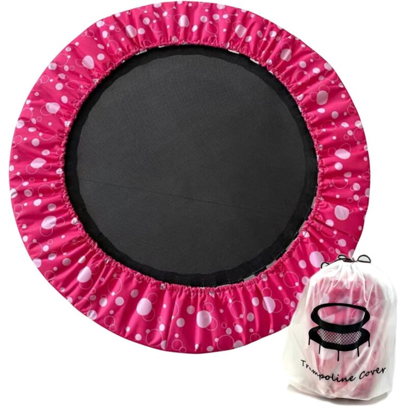 [niemals Verwendet] Schutzhülle Für 91-cm-minitrampolin, Sicherheitsmatte Für Rundes Trampolin Mit 6 Löchern, Reißfest, Vibrationsdämpfend, Pink