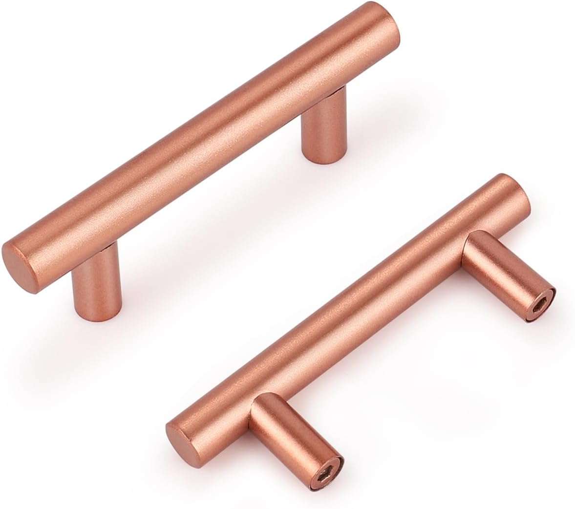 Möbelgriffschienen Für Schubladenschränke, 100 Mm, 5 Stück. Farbe: Roségold