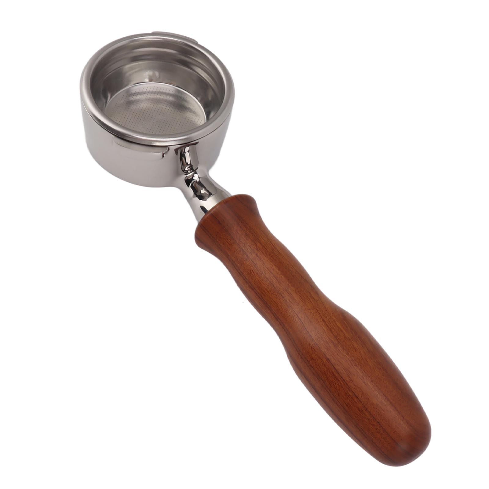 58-mm-siebträger, Unlackiert, Für Gaggia Kaffeemaschine, Mit Doppeltem Holzgriff, Säurerot