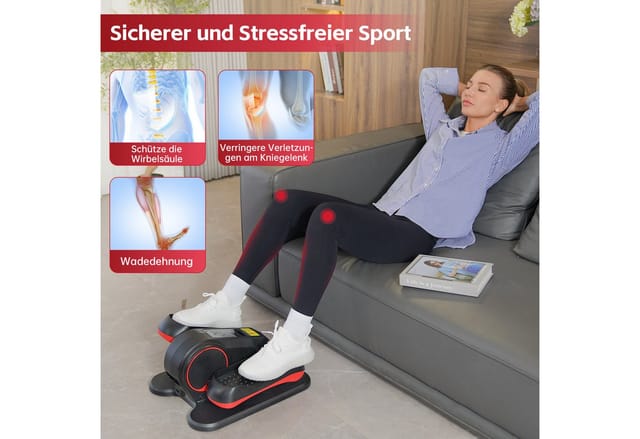 Büro-ellipsentrainer - Joroto - Yde 10mini - Kompakt - Leise ≤45 Db - 12 Programme - Fernbedienung