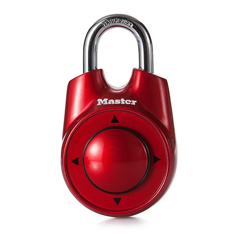 Smartguard Rotes Richtungs-kombinationsschloss, Ideal Für Reisen Und Fitnessstudios.