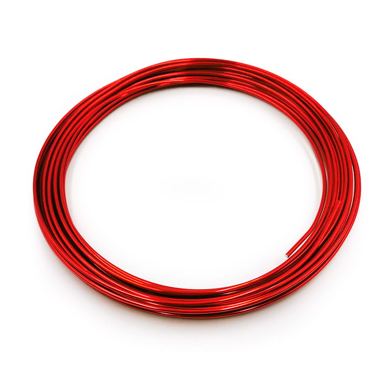 Blumendraht - Ring - 2 Mm X 10 M - Rot