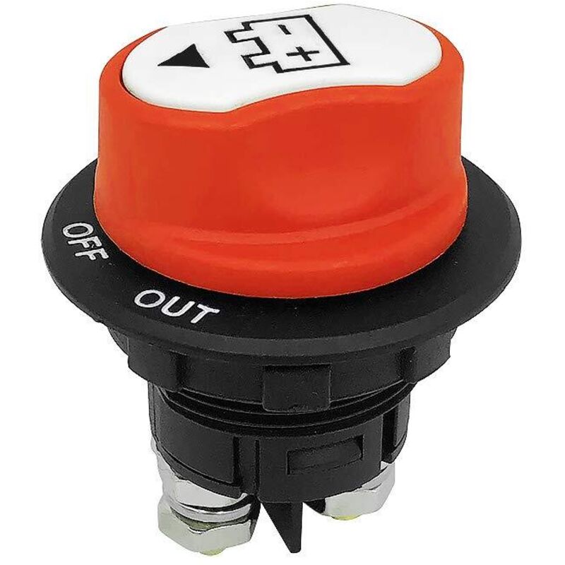 Batterieschalter, Batterietrennschalter 12-24v 200a Ein-/ausschalter, Stromabschaltung, Batterietrennschalter, Hauptschalter, Wasserdicht Für Boot, Motorrad, Yacht, Auto, Bus, Wohnmobil, Utv, Fahrzeug