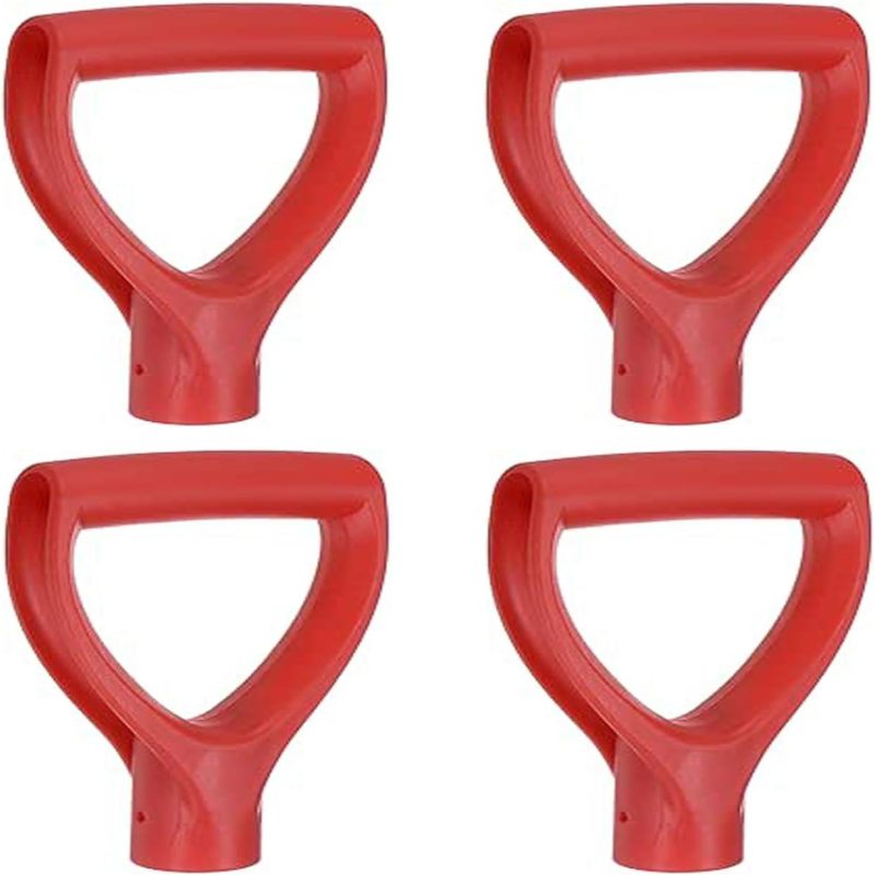 Manche De Pelle En Plastique D, 4 Pièces (diamètre Intérieur 34,5 Mm, Rouge)