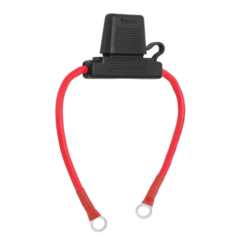8awg-inline-sicherungshalter Mit 80-a-flachsicherung, Wasserdichter Stromkreisschutz Für 12-24-v-fahrzeuge Und Schiffe