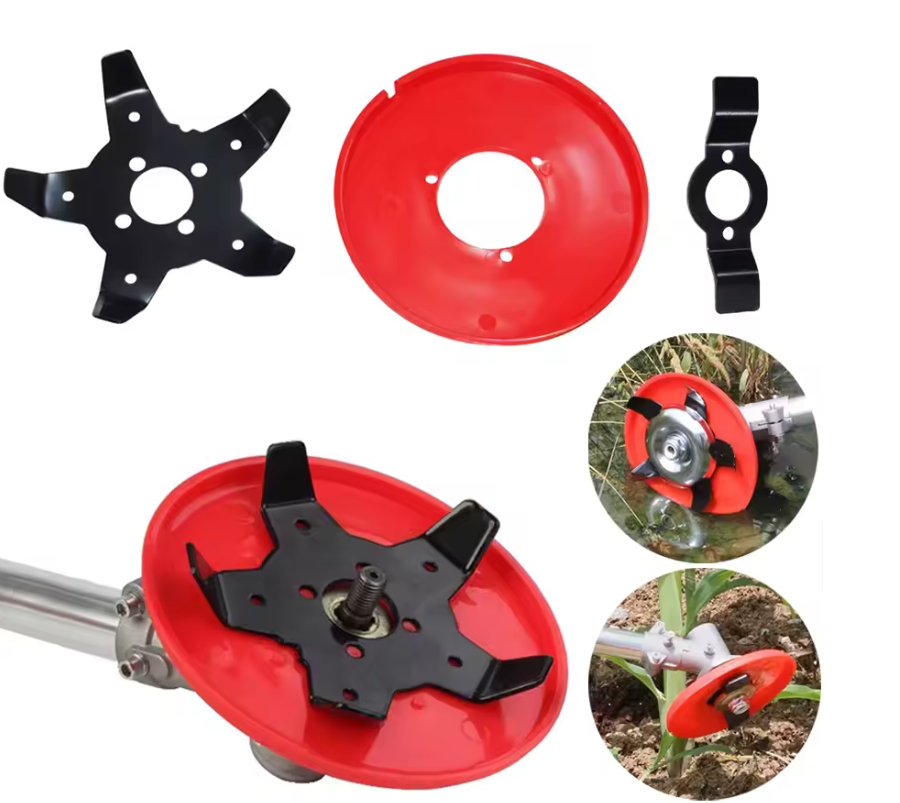 Set Bestehend Aus 5-zahn-freischneider-trennscheibe + 2-zahn-klinge + 15 Cm Schutzhaube