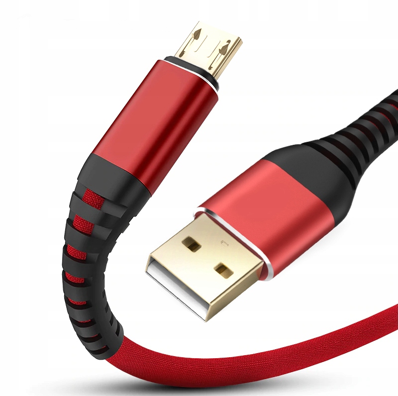 Verstärktes Micro-usb-schnellladekabel Für Ps4, Handy Und Tablet, 500 Cm Lang