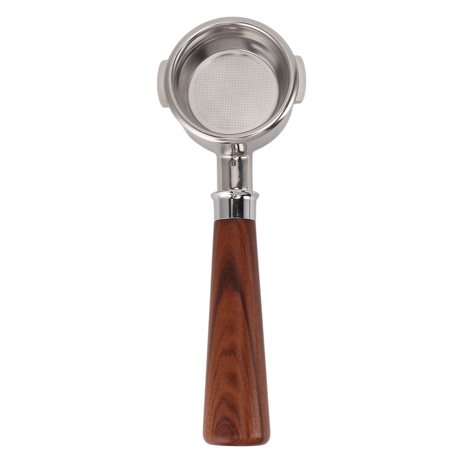 Siebträger Naked Bottomless 58 Mm Für Universal-kaffeemaschinen, Doppelauslauf, Edelstahl Typ A1, Acid Red Branch