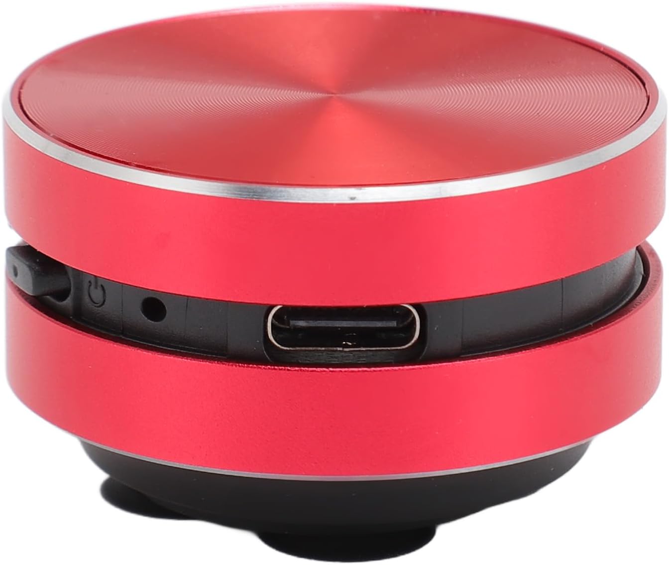 Mini-bluetooth-knochenschalllautsprecher, Tragbarer Kabelloser Lautsprecher Mit Stereoklang Und Tiefen Bässen, Mini-musikplayer Mit Saugnapf, Ideal Für Den Einsatz Im Freien, Badezimmer (rot)