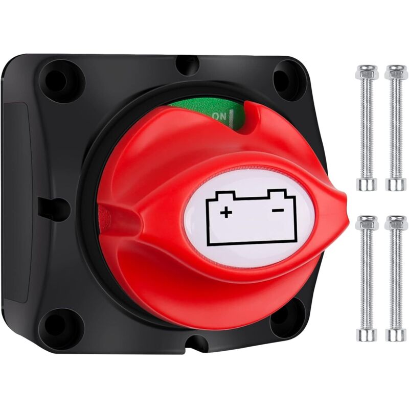Batterieschalter (12 V, 24 V, 48 V), 1-2-beide-aus-batterieschalter, 275-a-hauptschalter, Haupttrennschalter Für Auto, Lkw, Boot, Yacht