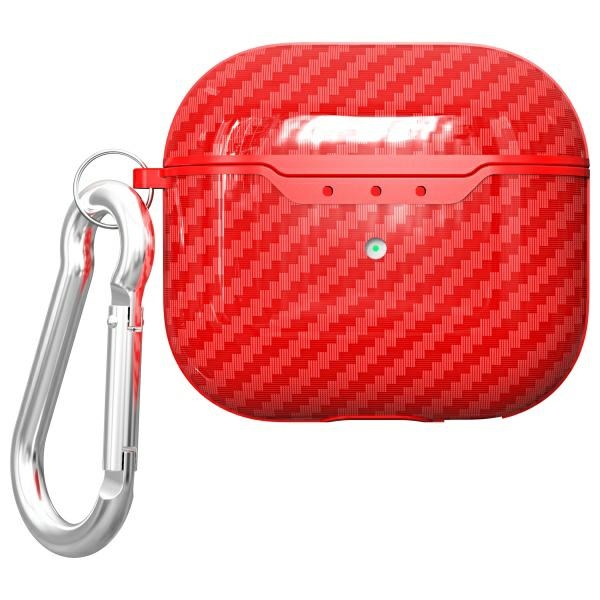 Beline Carbon Red Airpods 4 Hülle